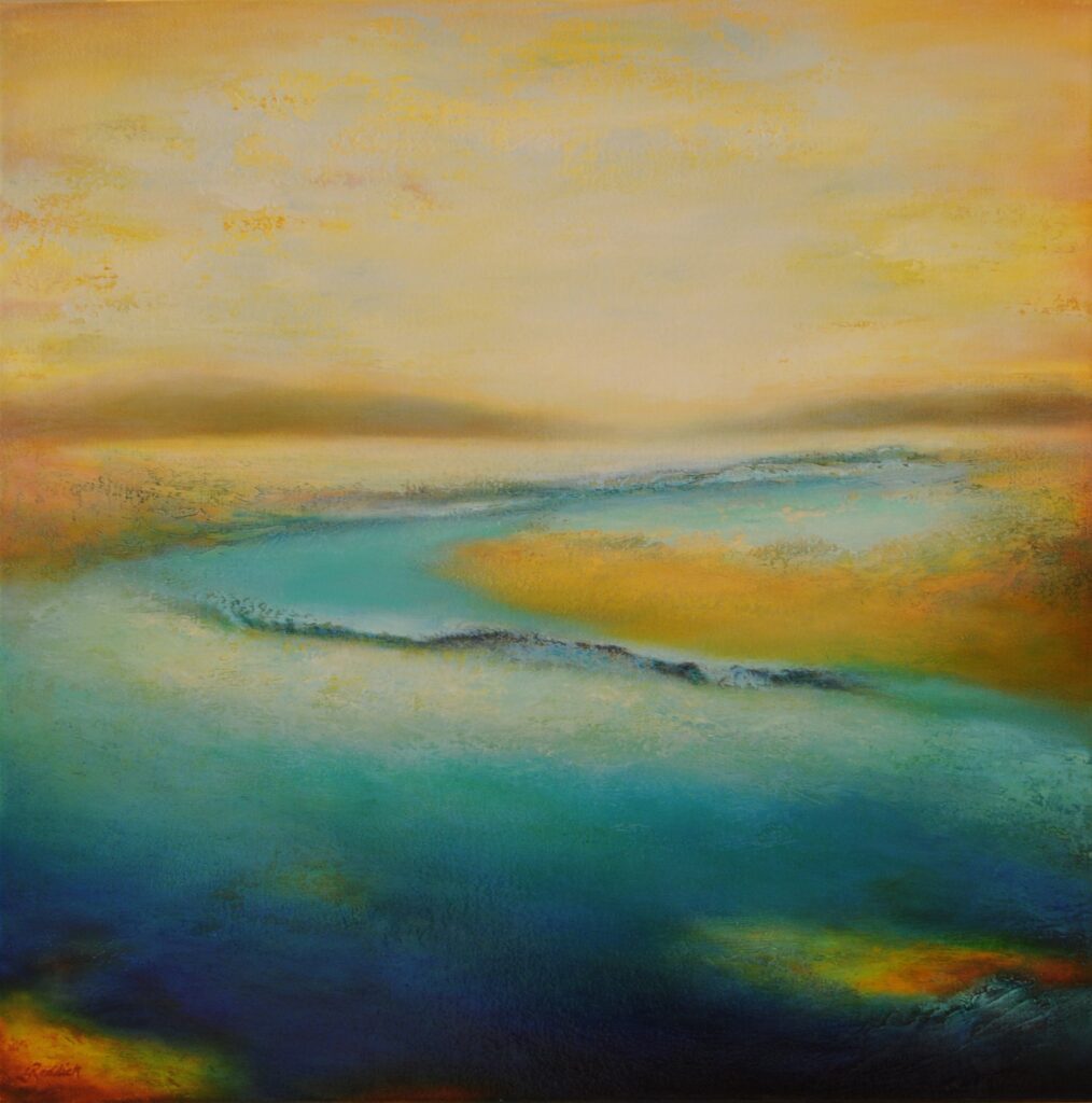 DREAMING BEYOND 24x24 oil on canvas