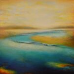 DREAMING BEYOND 24x24 oil on canvas