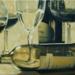 A GOLDEN TOAST 12x24 oil on canvas