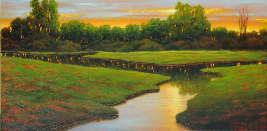 Catching The Light 15x30 acrylics SOLD