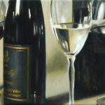 A TOAST TO FRIENDSHIP 12x28 oil on cavas