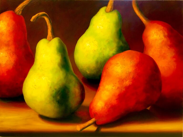 THE COCKTAIL PARTY 30x40 oil on canvas