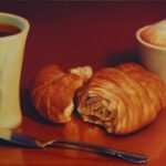 PETIT DEJEUNER 12x24 oil on canvas