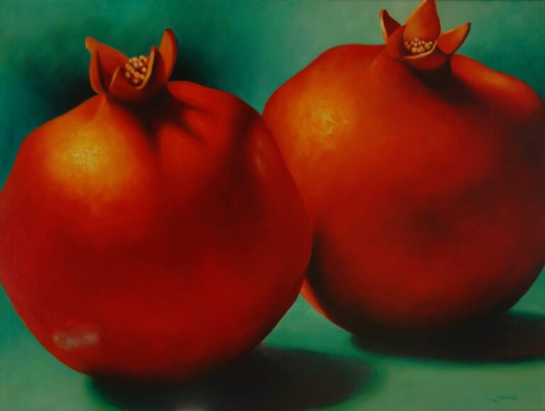 POM POMS 30x40 oil on canvas