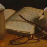 Read to me 12x28 oil on canvas 2012