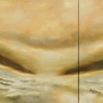 DREAMS AND DESIRES (diptych) 30x40  and 30x24 oil on canvas