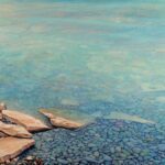 Stepping Stones 24x30 oil on canvas SOLD